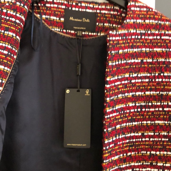 Multi color tweed coat - Picture 6 of 7